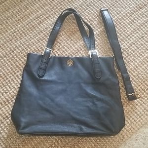Tory Burch leather tote with strap
